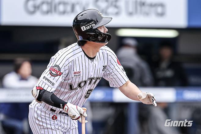 롯데, 승승승패승승승승패승! '한화 나와!'…나승엽 선제 솔로포+8회 결승타 폭발→삼성에 4-3 신승 [대구:스코어]