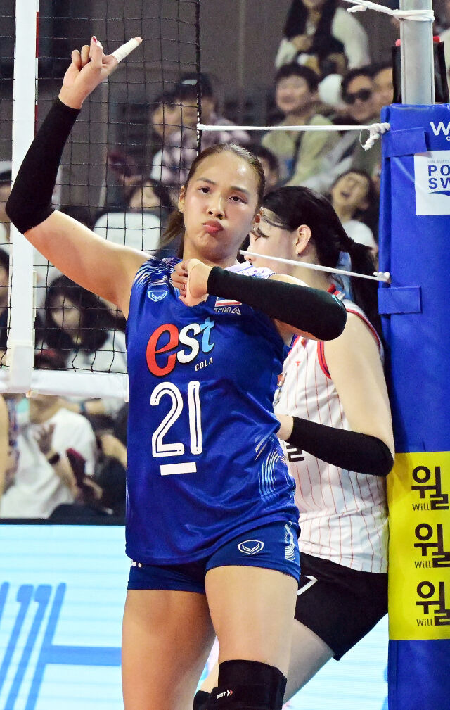 '정윤주·이선우 잘했다' 한국 여자 배구, '타나차 앞세운' 태국에 2패로 슈퍼매치 마무리 [MD화성]