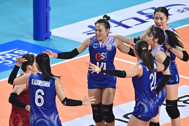 '37점 합작' 정윤주-이선우 쌍포 빛났다! 한국 올스타, 6년 만의 슈퍼매치서 태국에 2연패 [화성 현장리뷰]