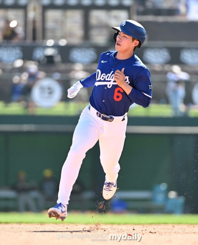 '타구속도 151.3km' 4호 홈런 쾅! 3G 13타수 1안타' 고전하던 김혜성이 깨어났다, 타율 0.268-OPS 0.858