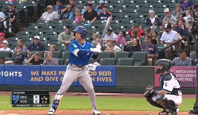 '로버츠 감독, 여기까지 본 건가?' 시즌4호 홈런 장타자 변신한 김혜성, 타격폼 변화 효과 확실하네