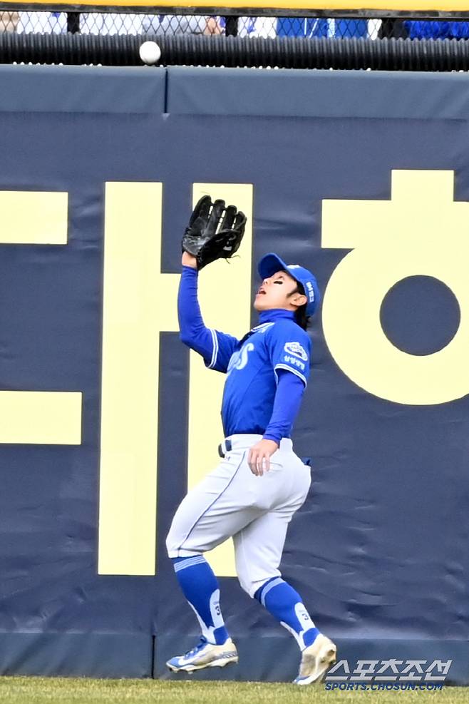 이러니 한화가 탐을 내지...김지찬 복귀로 중견수 비워준 '한화킬러', 몸에 맞는 타격에 눈을 뜨나
