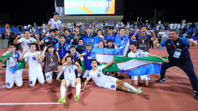 한국·일본·사우디 다 제치고 U17 아시안컵 정상 오른 우즈베키스탄→6전 전승 17득점 3실점 '퍼펙트 우승'