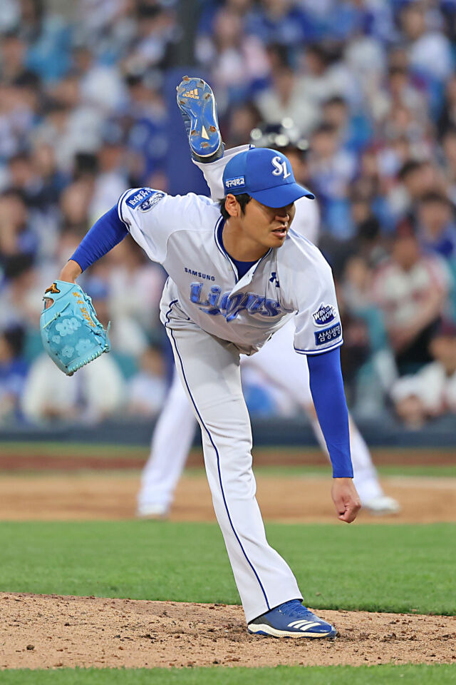 불펜 전환 '신의 한 수'될까→좌완 ERA 1위…19년 차 원클럽맨의 헌신, 삼성 약점 지웠다