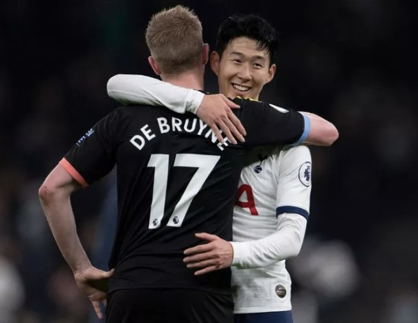 미쳤다! 더 브라위너 패스→손흥민 환상골 '보인다'…'꿈의 조합' 급물살,