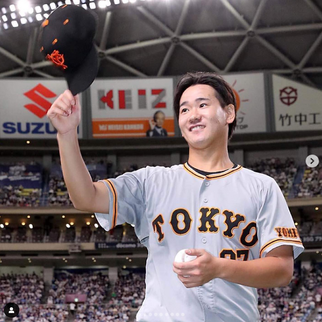 ‘최고 151㎞+개인 최다 KKKKKKKKKKKKKK’···주니치 상대로 화끈한 ‘탈삼진쇼’ 선보인 巨人의 좌완 기대주