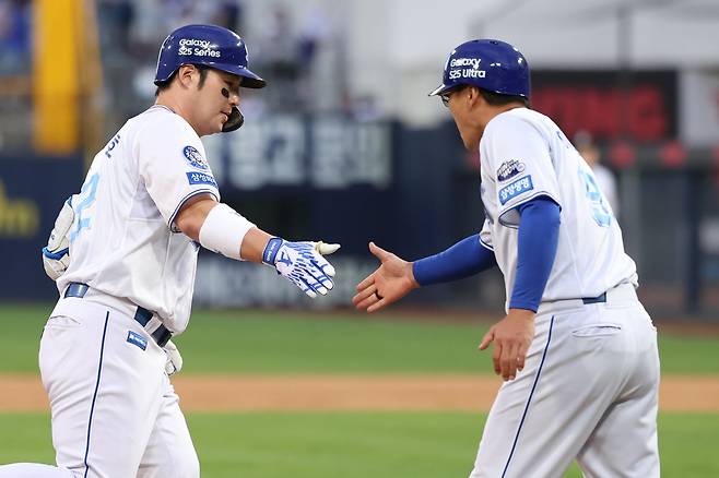'챔피언 KIA, 5할 되기 힘드네'…삼성 홈런 쾅쾅+최원태 3승+배찬승 불꽃 KK→7-2 완승 [대구:스코어]