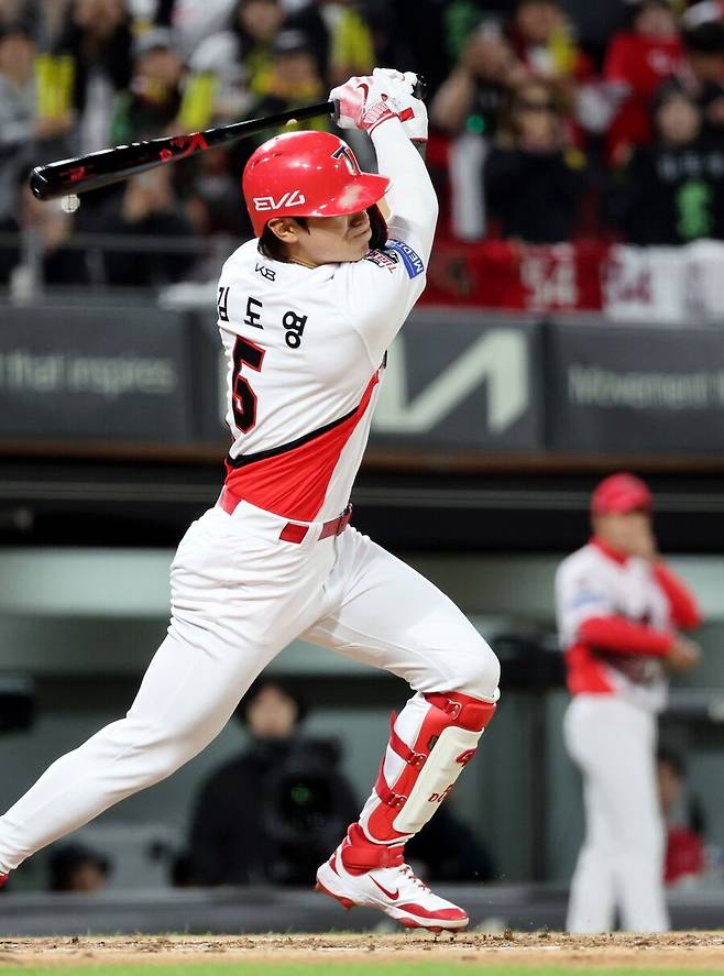 KIA 타선 완전체 보기 힘드네… 김도영 돌아오니 위즈덤 빠졌다, 이범호는 '양현종 믿는다'