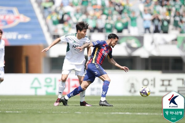 [k1.review] '이택근 극장 동점골→전진우 극장 결승골!' 전북, 수원FC에 2-1 승...7경기 무패+2위 도약!