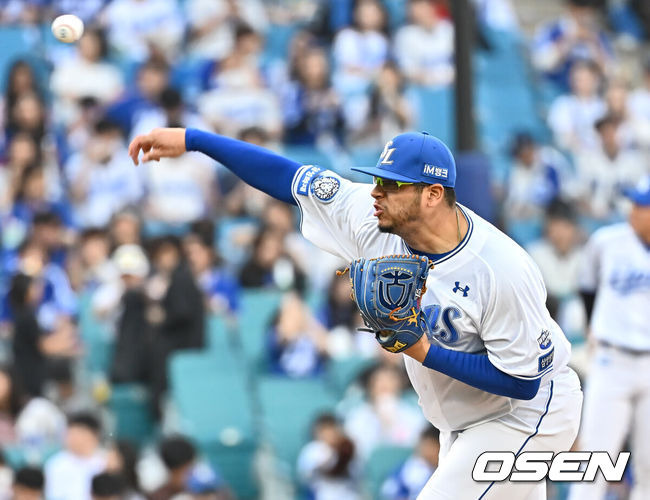 ‘더 이상 불운 없다’ 삼성 후라도, 7이닝 1실점 KKKKKKKK 시즌 2승 요건 갖췄다 [오!쎈 대구]