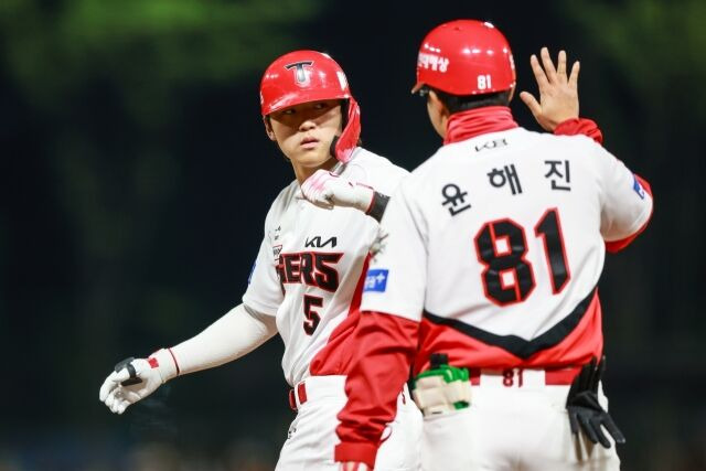 “원래 공 하나 보려고 했는데” KIA 김도영 화제의 복귀전 10초의 예술…대타 초구 원샷원킬의 ‘진실’[MD광주]