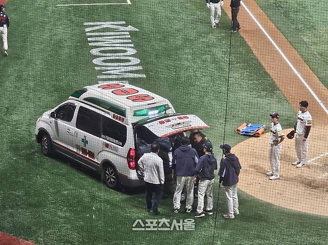 ‘헤드샷→병원 후송’ 전민재, 30일까지 검진받는다…“전반적으로 체크해야” [SS메디컬체크]