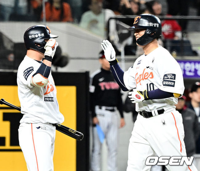 심우준 첫 홈런이 결승포라니, 한화 1위 싸움 뛰어들었다…LG 시즌 첫 3연패, 2.5G 추격 허용 [대전 리뷰]
