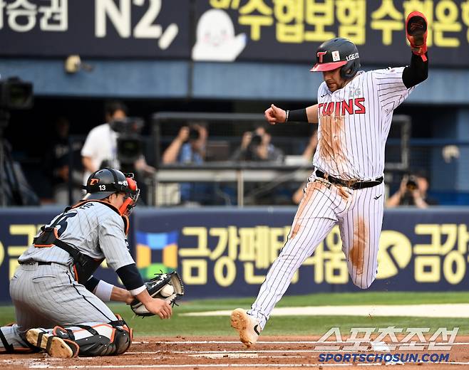 '부상병동 LG 또 이겼다'. 임찬규 8승, 김진성+박명근 1점차 지켰다. LG 2-1 승리. 이제 한화와 3.5G차[잠실 리뷰]