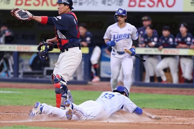 'KBO 데뷔전' 감보아를 '두 번째' 상대한 선수가 있다? 감보아 공략 '숨은 공신' 박승규 [IS 스타]