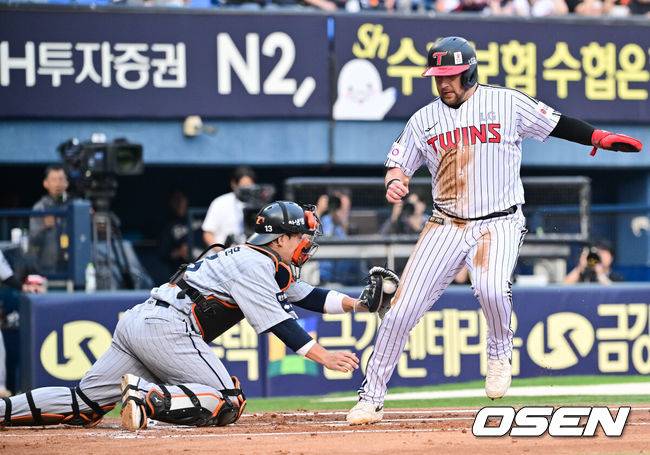 ‘승승승승’ LG, 1~2위 매치 이겼다. 한화 2-1 꺾고 잠실 한화전 4전승…임찬규 7이닝 1실점→다승 공동 1위 [잠실 리뷰]