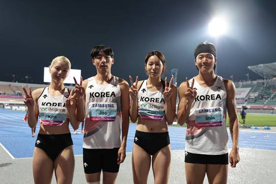 혼성 1600m 계주팀, 아시아육상선수권에서 한국 신기록 달성