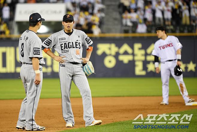 '이걸 이기다니. 진짜 강팀이다' 치명적 실수에도 극복, 채은성 투런포로 승리. 명장의 한줄평