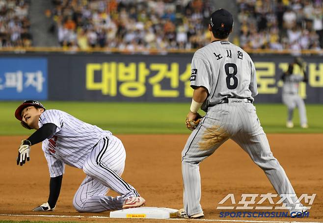 '명장이 염갈량 작전 간파했는데...' 노시환의 욕심이 부른 참사. 폰세 승리 날아가고 역전패할 뻔[잠실 현장]