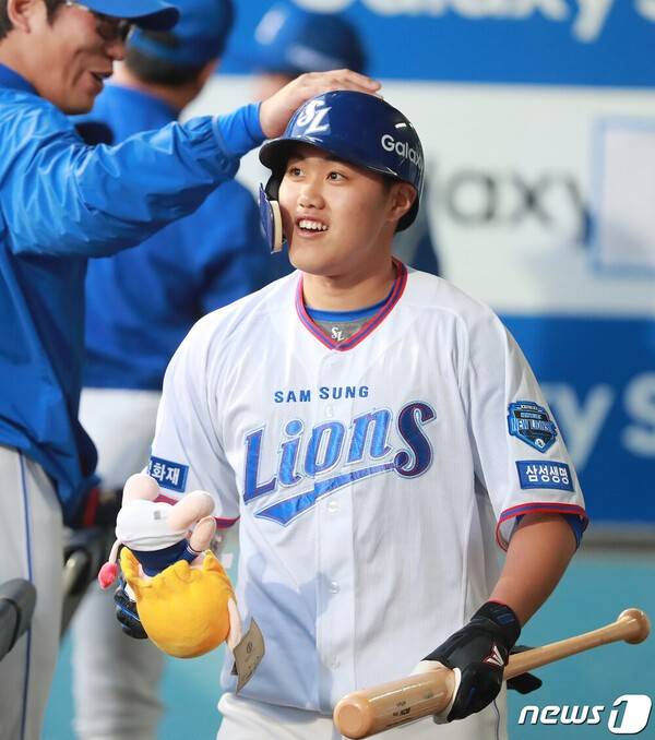 연봉 4100만 원에 미국 行 결심→타격 '일타강사' 인정까지 받은 삼성 거포 유망주, 퓨처스서 시즌 첫 홈런포 가동