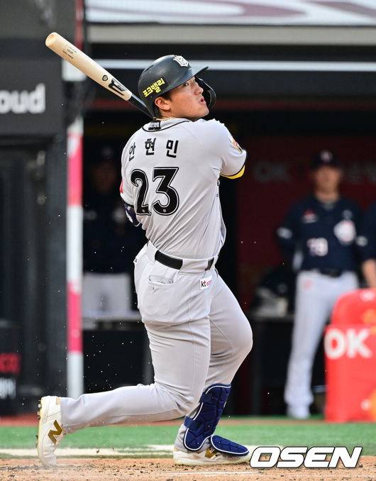 “이러다 WBC 가는 거 아냐?” 장외 만루홈런 대폭발→장타율 6할 돌파. 한국의 트라웃, 신인왕+국대 동시에 넘본다