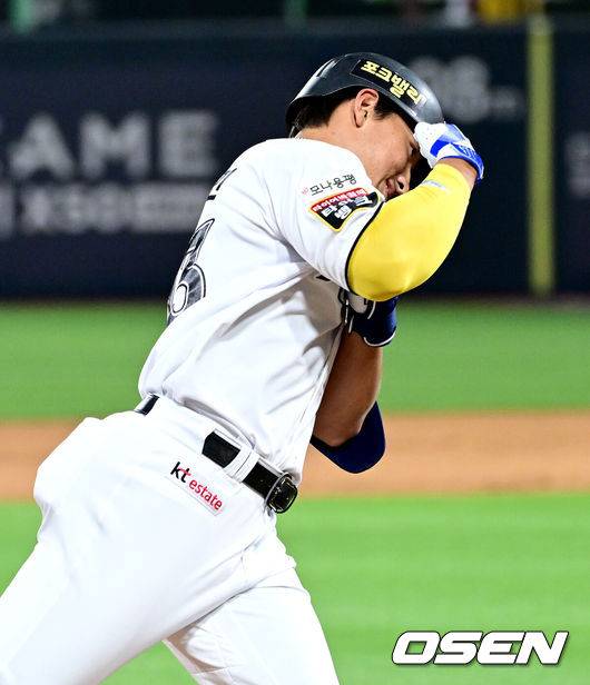 한국의 트라웃 또 터졌다! KIA전 비거리 131.8m 대형 솔로포 폭발…연이틀 대포 가동→시즌 9호포 쾅 [오!쎈 수원]