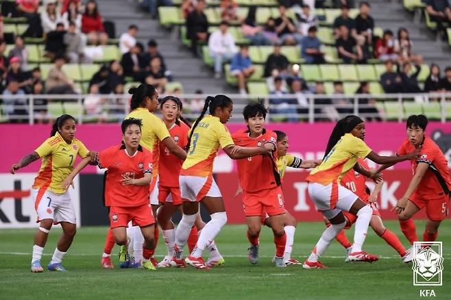 후반 내내 강하게 몰아쳤지만... 한국, 콜롬비아전 0-1 패배···‘골 결정력 부재·피지컬 열세 극복 숙제’ [MK현장]