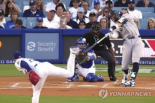 오타니 21·22호 다저스, 양키스에 뒤집기…김혜성, 9회 대수비(종합)