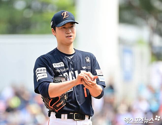김서현 첫 블론? '9회 6득점' 빅이닝으로 이겨냈다! 한화 9-6 승리, 위닝시리즈 확보…'이호준 감독 퇴장' NC 5연패 [창원:스코어]