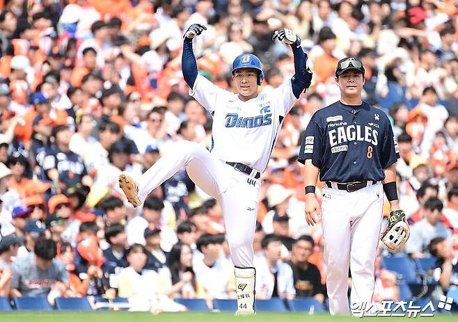 김서현 첫 블론? '9회 6득점' 빅이닝으로 이겨냈다! 한화 9-6 승리, 위닝시리즈 확보…'이호준 감독 퇴장' NC 5연패 [창원:스코어]