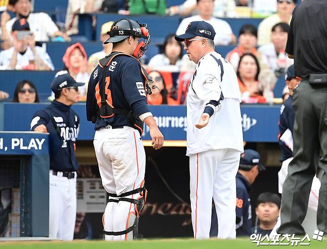 김서현 첫 블론? '9회 6득점' 빅이닝으로 이겨냈다! 한화 9-6 승리, 위닝시리즈 확보…'이호준 감독 퇴장' NC 5연패 [창원:스코어]