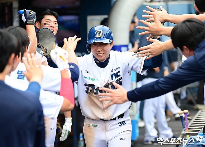 김서현 첫 블론? '9회 6득점' 빅이닝으로 이겨냈다! 한화 9-6 승리, 위닝시리즈 확보…'이호준 감독 퇴장' NC 5연패 [창원:스코어]