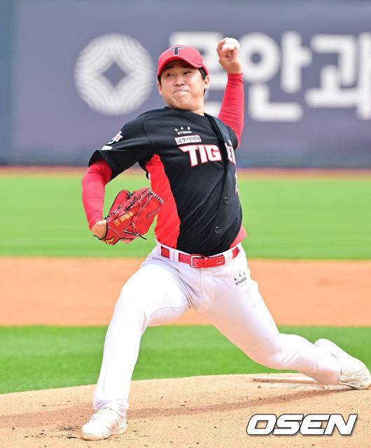 ‘KIA 타선 너무해’ 패패패패패노노 불운, 눈물의 좌완 7G째 0승이라니…김도영-나성범-위즈덤 사무치게 그리웠다 [오!쎈 수원]