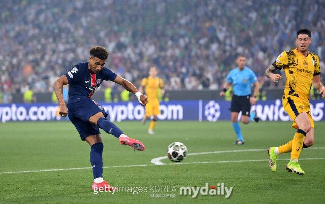 '이강인 1분도 못 뛰었다' PSG, 인터밀란 5-0 대파…사상 첫 UEFA 챔피언스리그 우승