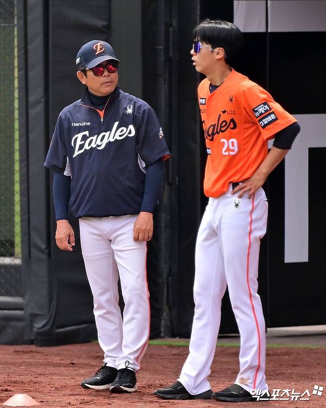 '3⅓이닝 2실점→5이닝 2실점→?' 한화 선발 막내, 다시 찾아온 기회…창원 싹쓸이승 앞장설까 [창원 현장]