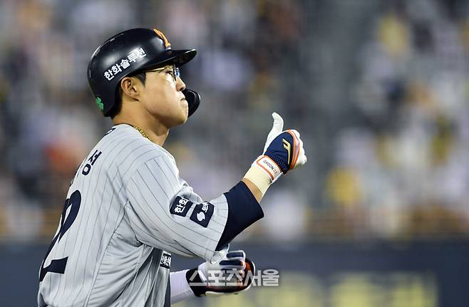 “살살해라” 호부지 간곡한 부탁→한화 채은성 ‘투런포’ 응답, 3G 연속 ‘홈런포’ 작렬 [SS현장속으로]