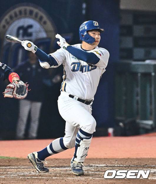 ERA 1위 한화 16실점 붕괴, 타선 대폭발한 NC 5연패 끝…오영수 대타 만루포, 한석현 멀티포 [창원 리뷰]
