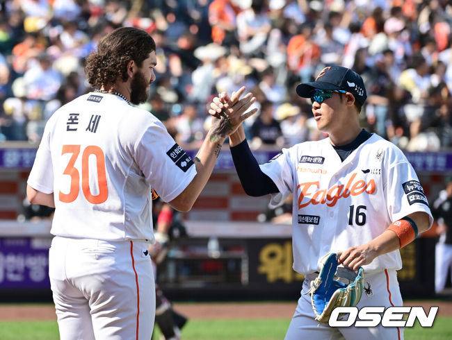 한화에 'FA 최고 가성비' 떴다, 하주석이 쓴 대반전…심우준 돌아와도 공존