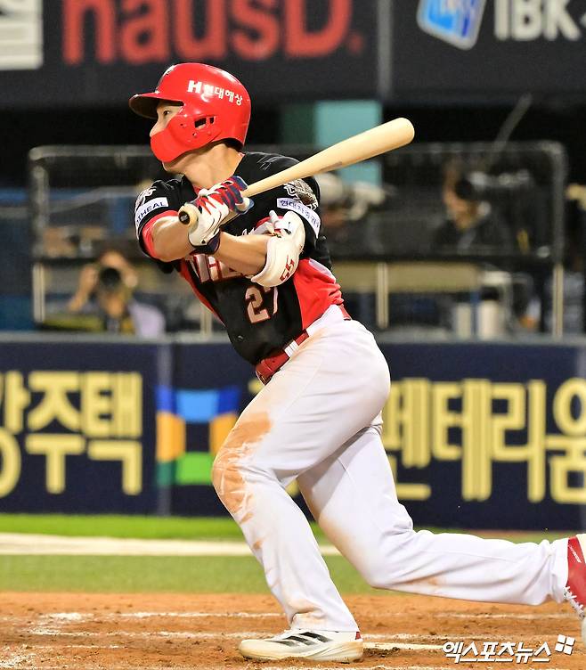 장타 치는 호령존? KIA 팬 상상이 현실로…'11년 차' 백업의 반란→