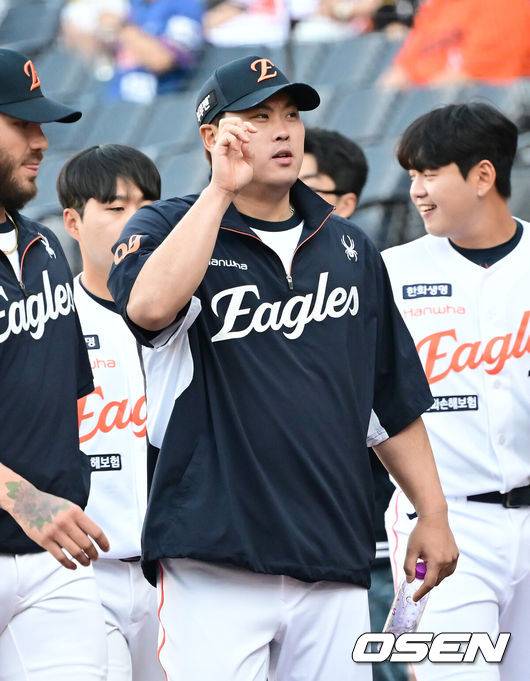 김경문표 '더블 스틸' 또 나왔다, 한화 기막힌 역전승…1위 LG에 0.5G 맹추격