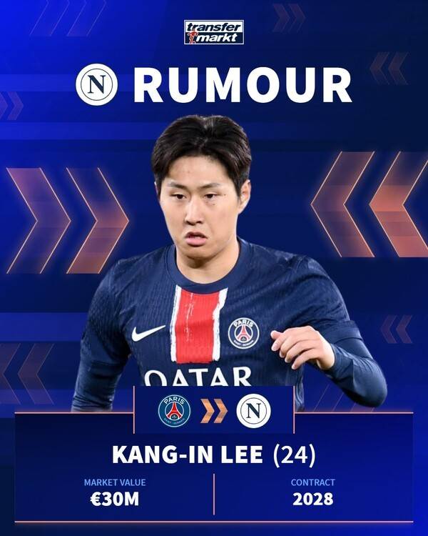韓 경사 났다! 'SNS서 PSG 삭제' 이강인, 나폴리행 확실시…