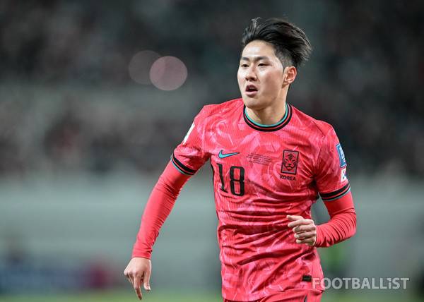 '이라크 1명 퇴장' 그러나 '이재성·이강인 골대 강타' 터지지 않는 득점, 전반 0-0 종료