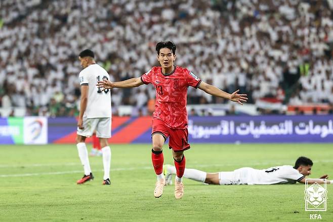 '새 역사 썼다' 한국, 아시아 최초 월드컵 11회 연속 본선 진출! 이라크에 2-0 승리 '김진규·오현규 연속골'