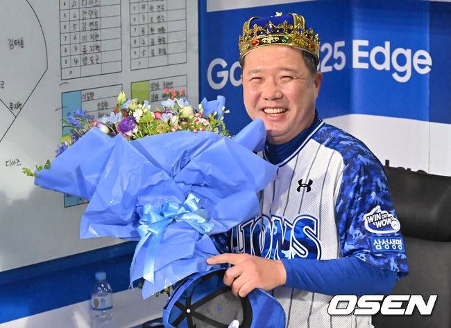 “솔직히 200승 몰랐다” 국민 유격수, 팀 승리가 먼저였다…구자욱, “앞으로 400승도 함께 했으면” [오!쎈 대구]
