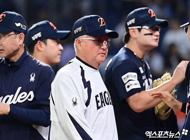'1점 차 승리→1위 LG와 0.5G 차' 김경문 감독