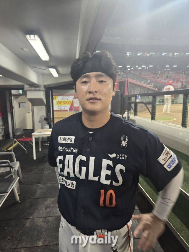 “한 손을 딱 놓으니까 중심에…” 한화 28세 외야수가 타격에 눈 떴나, 알고 보니 광주가 ‘약속의 땅’[MD광주]