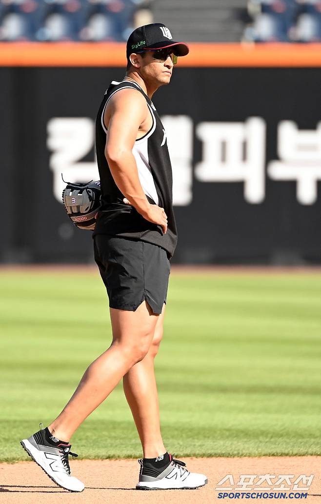 '패패패패패' 이게 진짜 20억 에이스 성적 맞나, 한달 넘게 승리가 없다[수원 현장]
