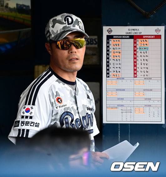 ‘이럴 수가’ 2군행→부진→사구→갈비뼈 실금…두산 78억 1루수, 감독 바뀌고 고난의 연속이다