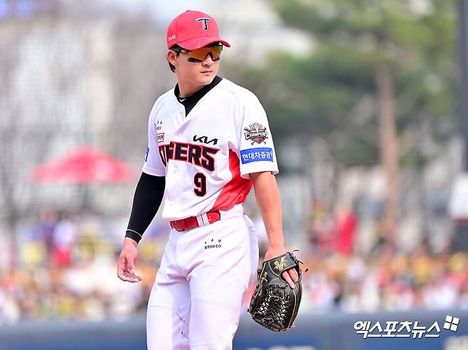 폰세+김서현 상대 3안타 경기 완성...꽃감독 기대에 부응한 '리드오프 윤도현' [광주 현장]