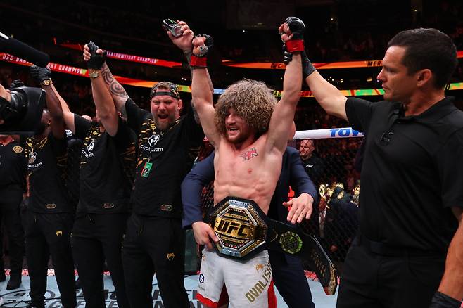 “UFC 챔피언 벨트를 정찬성에게” 유주상 미쳤다, 보너스 6777만원에 데이나 극찬까지